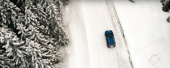 jízda s elektromobilem v zimě