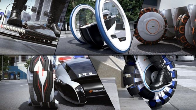 Z levého horního rohu doprava: 1) Magfloat 2) Iplay 3) Autobine 4) Shifttrac 5) Flexup. Foto: Hankook