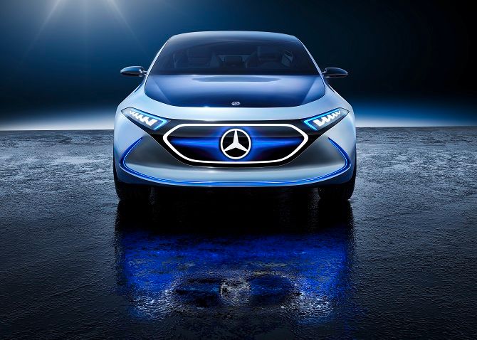 Mercedes Benz Concept EQA. Obrázek: Daimler Mercedes Benz Concept EQA
