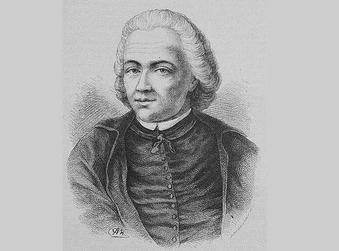 Podoba Prokopa Diviše na reprodukci z roku 1878