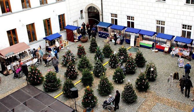 vánoční trhy v Českých Budějovicích