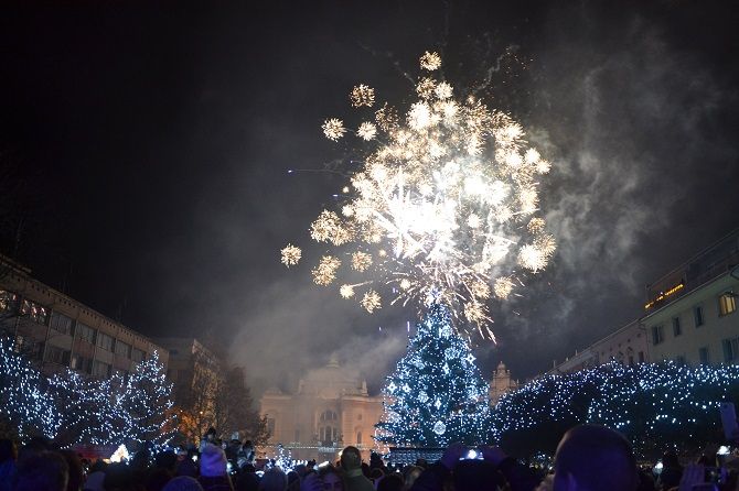 ohňostroj v Ústí nad Labem