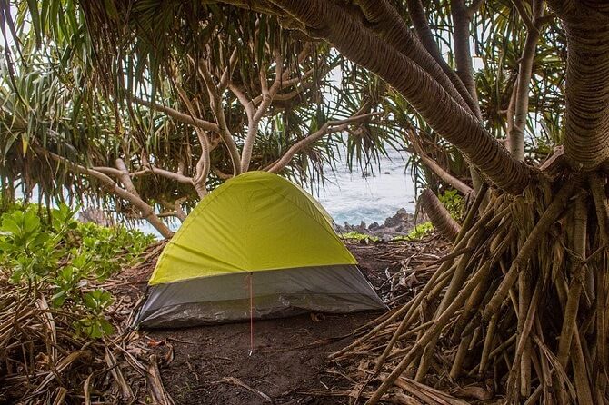 stan na havajské pláži