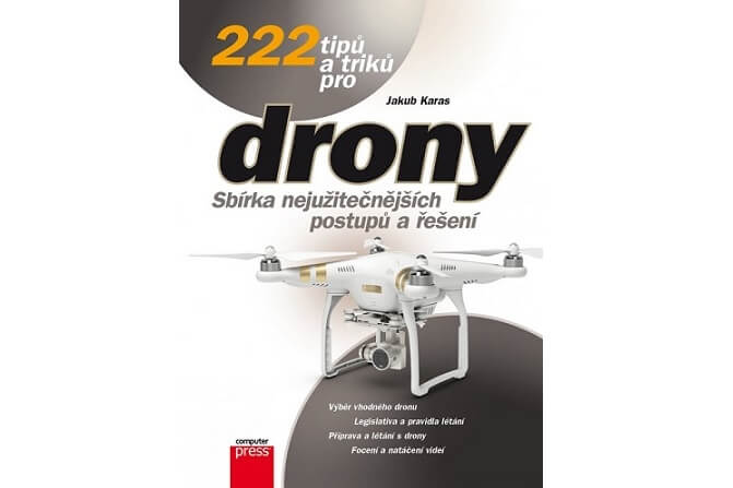 Kniha 222 tipů a triků o dronech