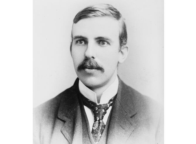 Ernest Rutherford kolem 25. roku života. Foto: Wikimedia Commons mladý Ernest Rutherford
