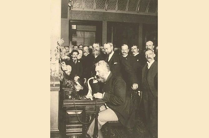 první telefonický hovor mezi New Yorkem a Chicagem