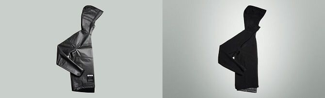 Každá strana bundy se chová jinak. Foto: Vollebak/Sun Lee oboustranná grafenová bunda od Vollebak