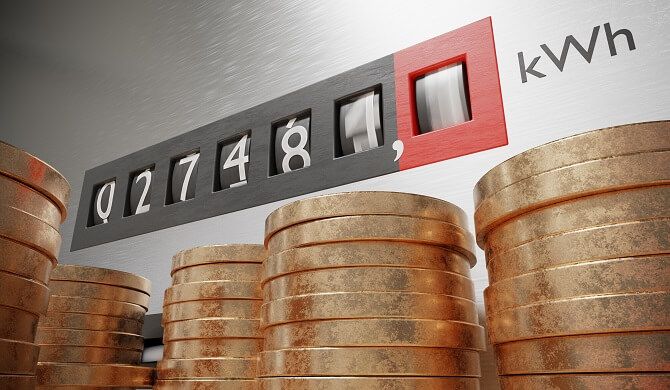 narůstající spotřeba elektřiny na elektroměru