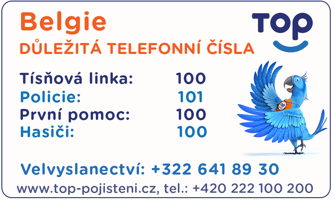 Belgie - důležité kontakty
