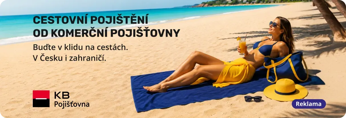 Cestovní pojištění od Komerční Pojišťovny