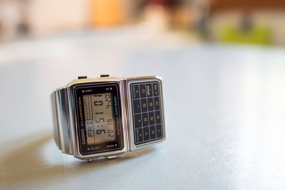 Hodinky Casio s integrovanou kalkulačkou