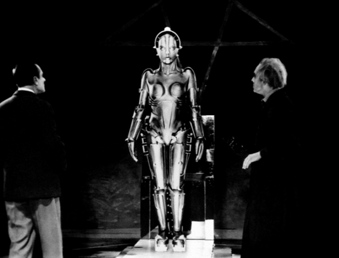 Robotka ve filmu Metropolis.