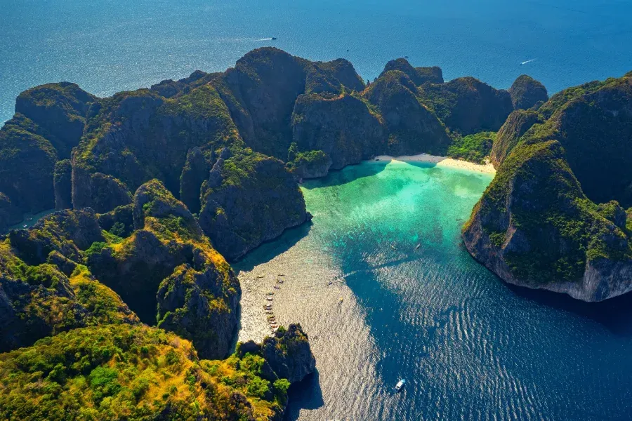 nejkrásnější pláže světa Maya Bay