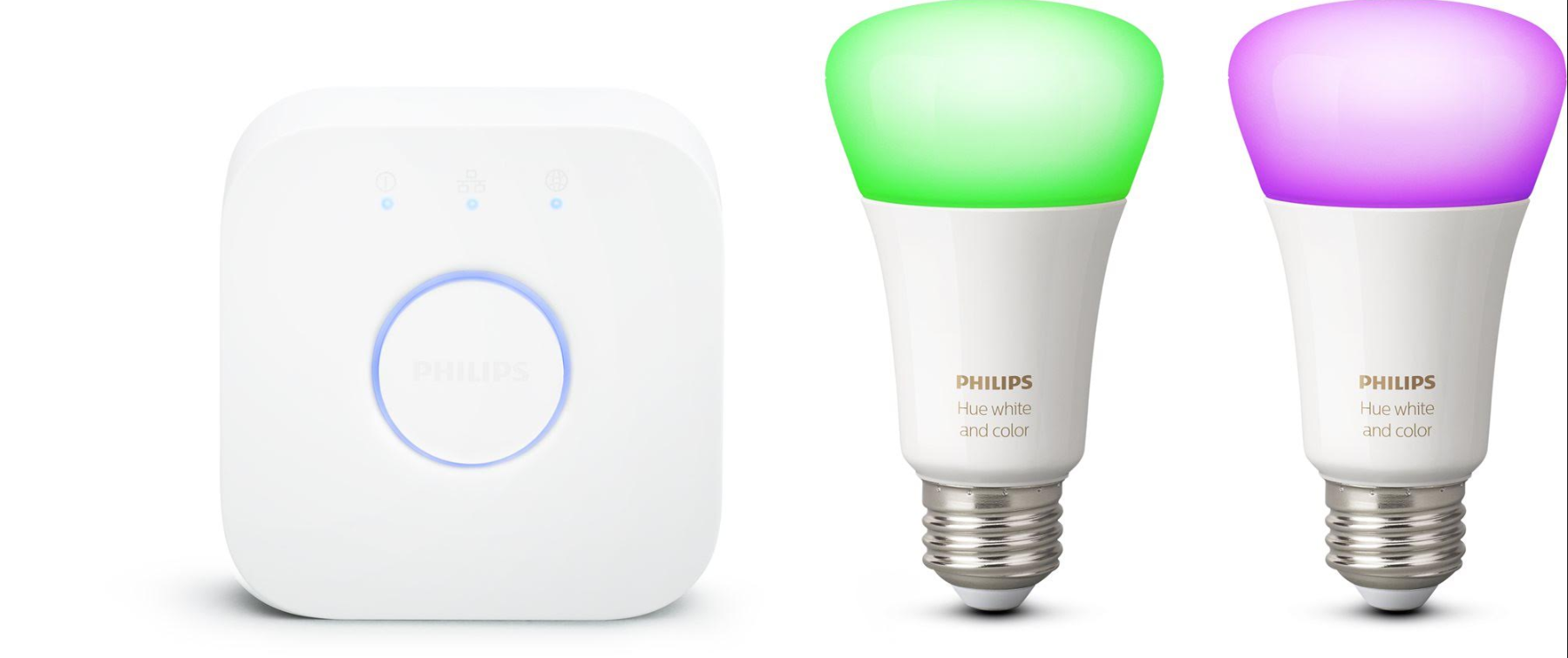 Chytré žárovky Philips Hue je možné ovládat prostřednictvím mobilního zařízení a nastavovat na něm například barevné tóny. 