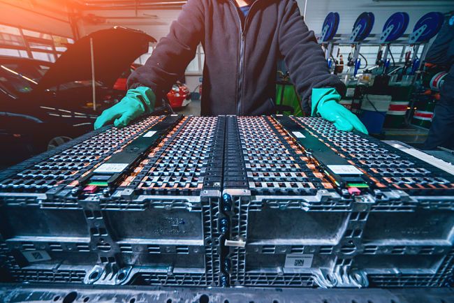 Recyklace baterií z elektromobilů