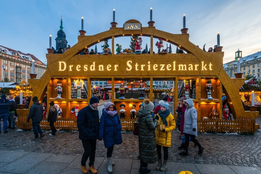 Vánoční trhy Drážďany Striezelmarkt