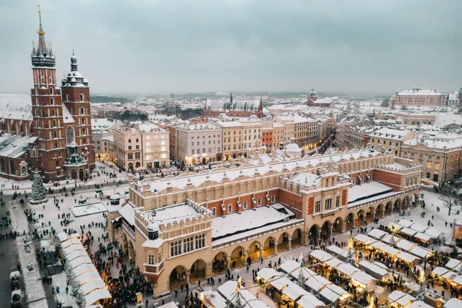 vánoční trhy krakow